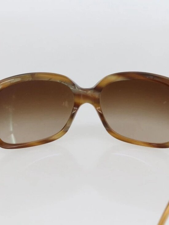 CHANEL Coco Ribbon Sunglasses plastic Brown CC main image 9